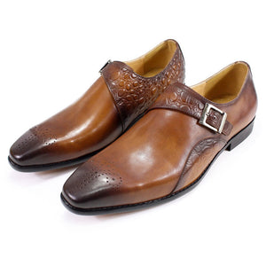 Fashion Men's Monk Strap Dress Shoes