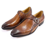 Fashion Men's Monk Strap Dress Shoes