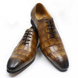 Lace Up Pointed Toe Formal Office Wedding Oxford Shoes