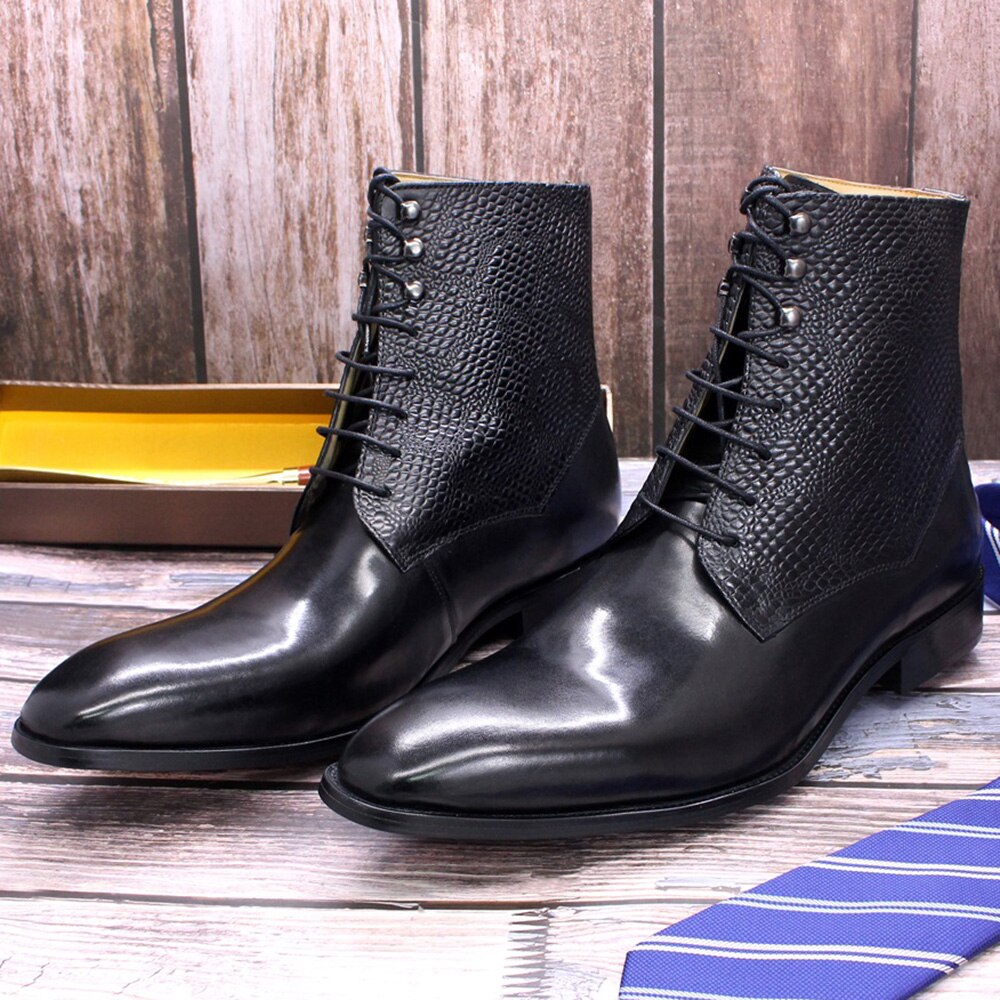 Street Formal Ankle Boots for Men