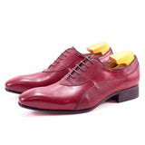 Men Genuine Hand-polished Leather Shoes