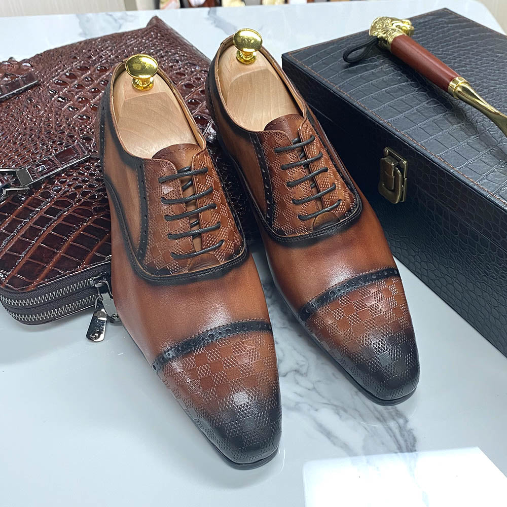 Luxury Genuine Cow Leather Office Dress Shoes