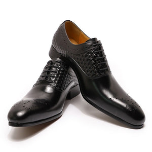 Luxury Brand Formal Men Oxford Brogue Shoes