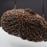 ARIA SPARKLES CLUTCH-ROSE GOLD