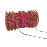 GRAND GALA BOW CLUTCH -PURPLE GOLD