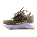 DINAR SUEDE KID'S TRAINERS 958 BEIGE SUEDE
