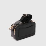 Togo Luxe Top Grain Leather Unisex Bag - Black