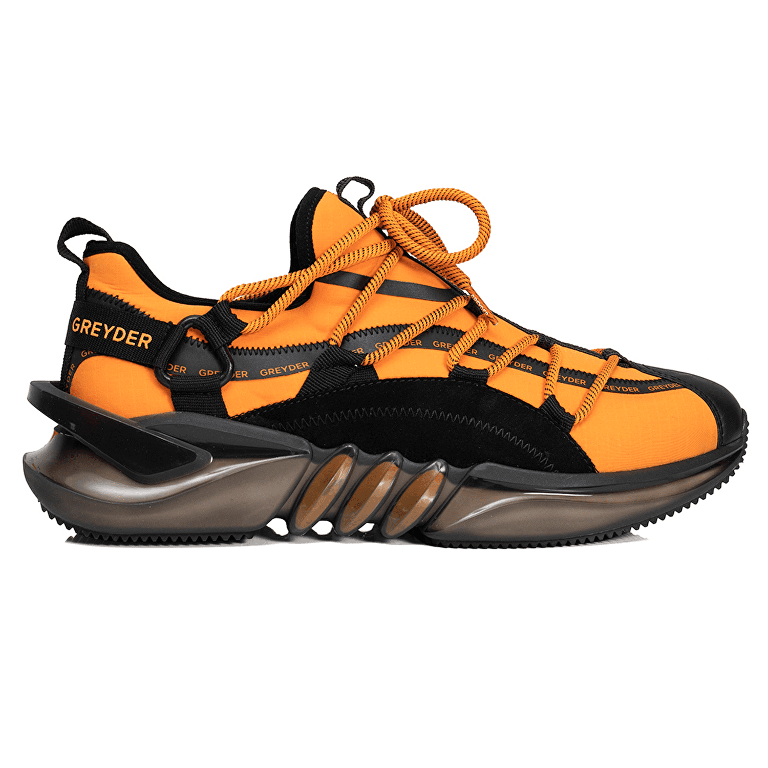 Colorful High Heel Sneakers SKU: GR1SA17051SI/40 Black Orange - Image 1