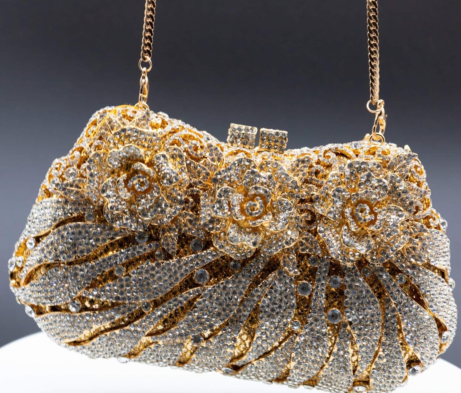 DIAMOND GLITZ CLUTCH - Image 1