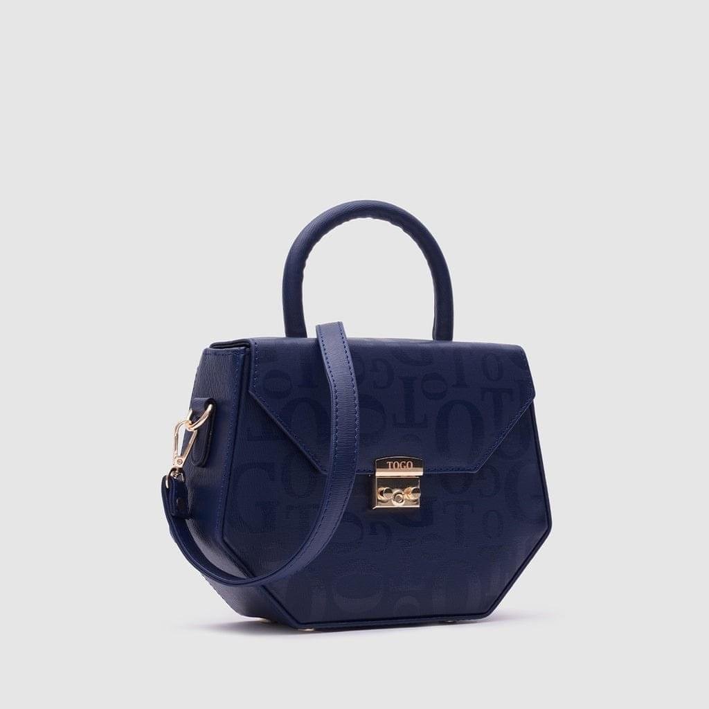 URBANE CLASSICA SHOULDER BAG- BLUE - Image 1