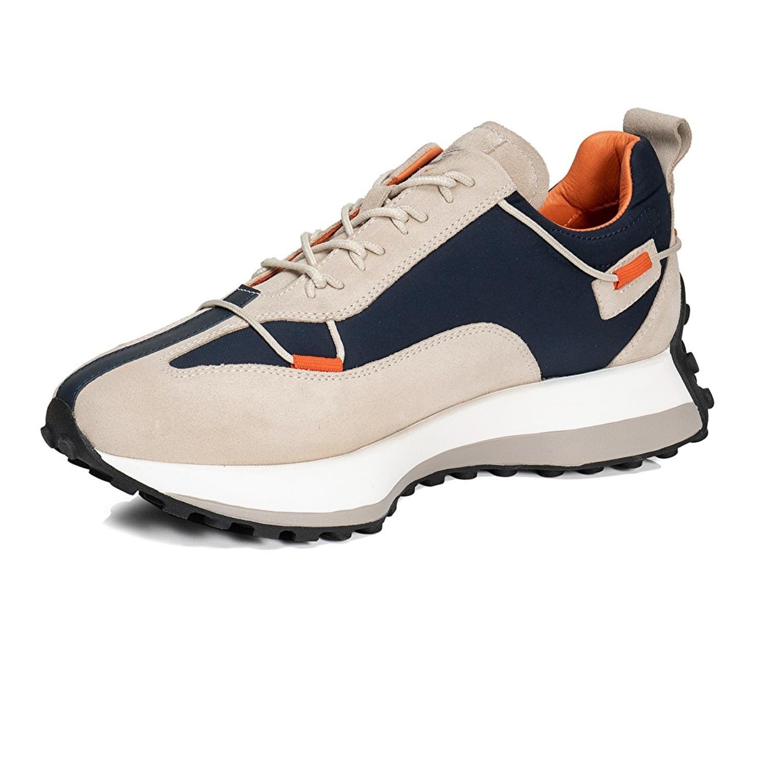 Greyder HeritageHide High-Top Leather Trainer 3Y1SA15402 Bone - Image 1